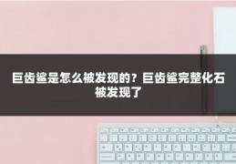 巨齿鲨是怎么被发现的?巨齿鲨完整化石被发现了