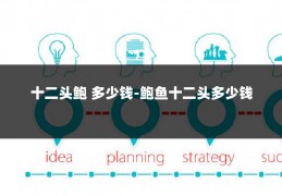 十二头鲍 多少钱-鲍鱼十二头多少钱