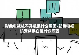彩色电视机不开机是什么原因-彩色电视机变成黑白是什么原因