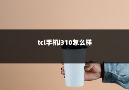 tcl手机i310怎么样