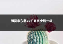 御贡米东北25千克多少钱一袋