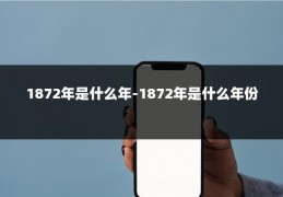 1872年是什么年-1872年是什么年份