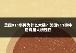美国911事件为什么大楼?美国911事件后两座大楼现在