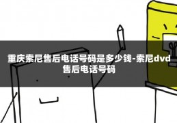 重庆索尼售后电话号码是多少钱-索尼dvd售后电话号码