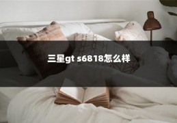 三星gt s6818怎么样