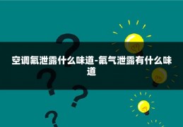 空调氟泄露什么味道-氟气泄露有什么味道