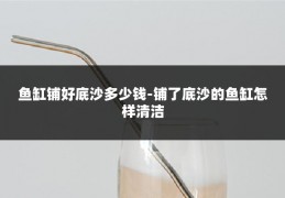 鱼缸铺好底沙多少钱-铺了底沙的鱼缸怎样清洁