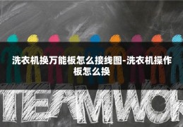 洗衣机换万能板怎么接线图-洗衣机操作板怎么换