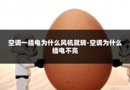 空调一插电为什么风机就转-空调为什么插电不亮