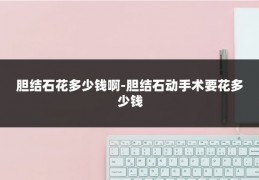 胆结石花多少钱啊-胆结石动手术要花多少钱