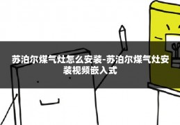 苏泊尔煤气灶怎么安装-苏泊尔煤气灶安装视频嵌入式