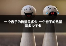 一个杏子的热量是多少-一个杏子的热量是多少千卡