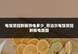电饭煲控制板供电多少_苏泊尔电饭煲控制板电路图