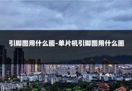 引脚图用什么画-单片机引脚图用什么画