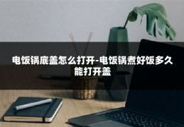 电饭锅底盖怎么打开-电饭锅煮好饭多久能打开盖