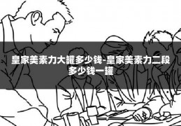 皇家美素力大罐多少钱-皇家美素力二段多少钱一罐