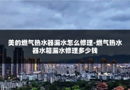 美的燃气热水器漏水怎么修理-燃气热水器水箱漏水修理多少钱