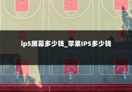 ip5屏幕多少钱_苹果IP5多少钱