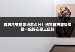 洗衣机节能等级怎么分？洗衣机节能等级是一级好还是三级好