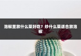 泡椒里放什么菜好吃？炒什么菜适合放泡椒