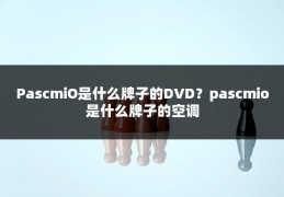 PascmiO是什么牌子的DVD?pascmio是什么牌子的空调