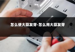 怎么使大蒜发芽-怎么用大蒜发芽