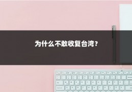 为什么不敢收复台湾？