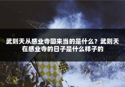 武则天从感业寺回来当的是什么？武则天在感业寺的日子是什么样子的