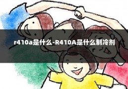 r410a是什么-R410A是什么制冷剂