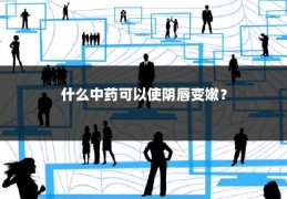 什么中药可以使阴唇变嫩?