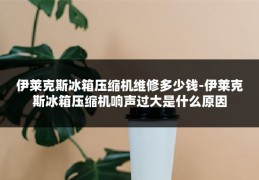 伊莱克斯冰箱压缩机维修多少钱-伊莱克斯冰箱压缩机响声过大是什么原因