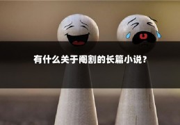 有什么关于阉割的长篇小说?