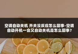 空调自动关机 开关没反应怎么回事-空调自动开机一会又自动关机是怎么回事?