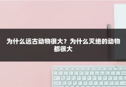 为什么远古动物很大？为什么灭绝的动物都很大