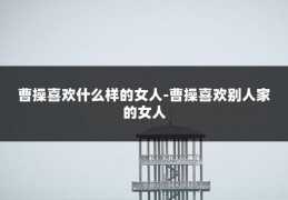 曹操喜欢什么样的女人-曹操喜欢别人家的女人