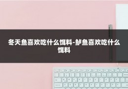 冬天鱼喜欢吃什么饵料-鲈鱼喜欢吃什么饵料