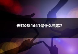 长虹05t1641是什么机芯?