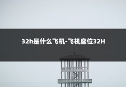 32h是什么飞机-飞机座位32H