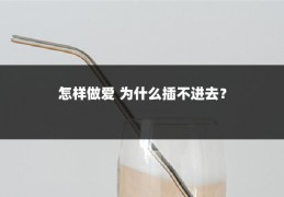 怎样做爱 为什么插不进去?