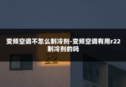 变频空调不怎么制冷剂-变频空调有用r22制冷剂的吗