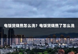 电饭煲烧焦怎么洗？电饭煲烧焦了怎么洗