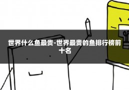 世界什么鱼最贵-世界最贵的鱼排行榜前十名