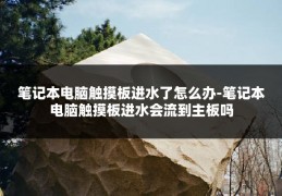 笔记本电脑触摸板进水了怎么办-笔记本电脑触摸板进水会流到主板吗