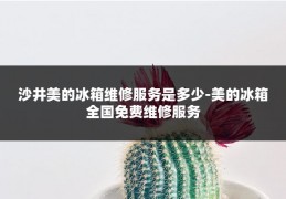 沙井美的冰箱维修服务是多少-美的冰箱全国免费维修服务