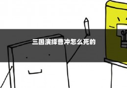 三国演绎曹冲怎么死的