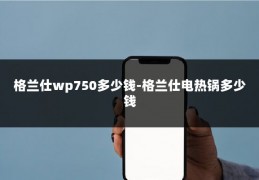 格兰仕wp750多少钱-格兰仕电热锅多少钱