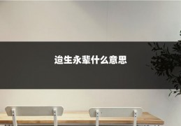 迨生永辈什么意思