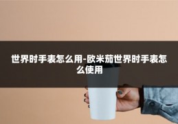 世界时手表怎么用-欧米茄世界时手表怎么使用
