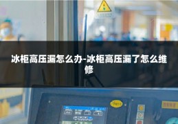 冰柜高压漏怎么办-冰柜高压漏了怎么维修