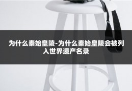 为什么秦始皇陵-为什么秦始皇陵会被列入世界遗产名录
